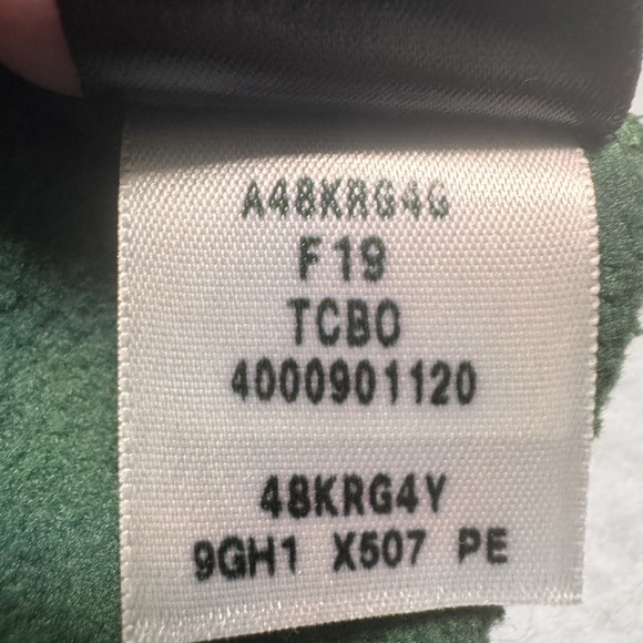 The North Face Fleece 1/4 Zip Pullover Jacket Mens XL  Hunter Green Lightweight - Picture 7 of 7